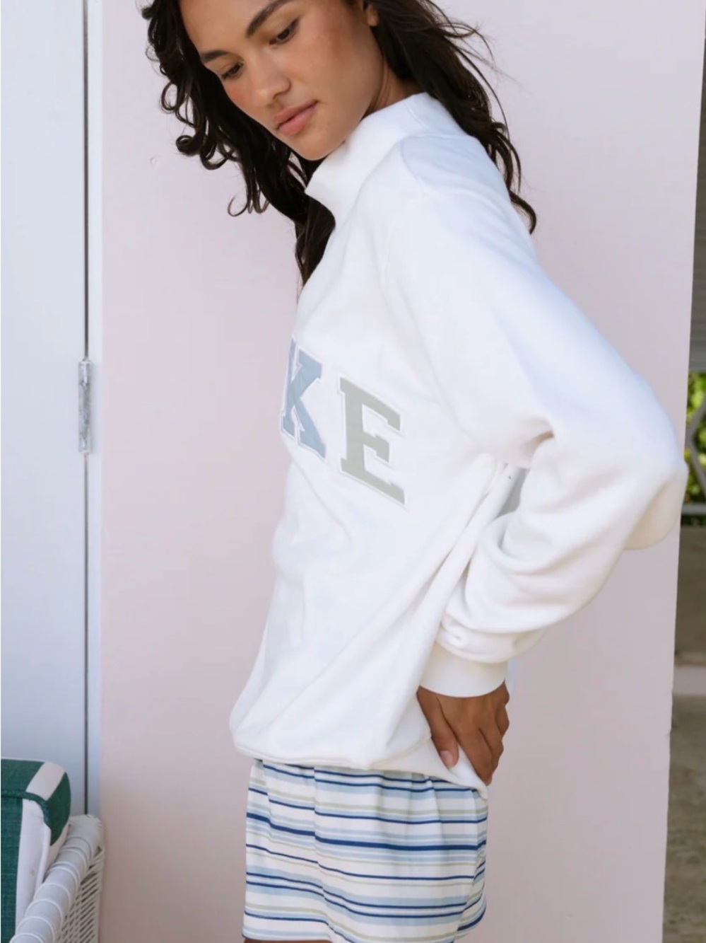 Parke Heritage Varsity Mockneck in Summerland Paradise- NWT - Picture 2 of 5
